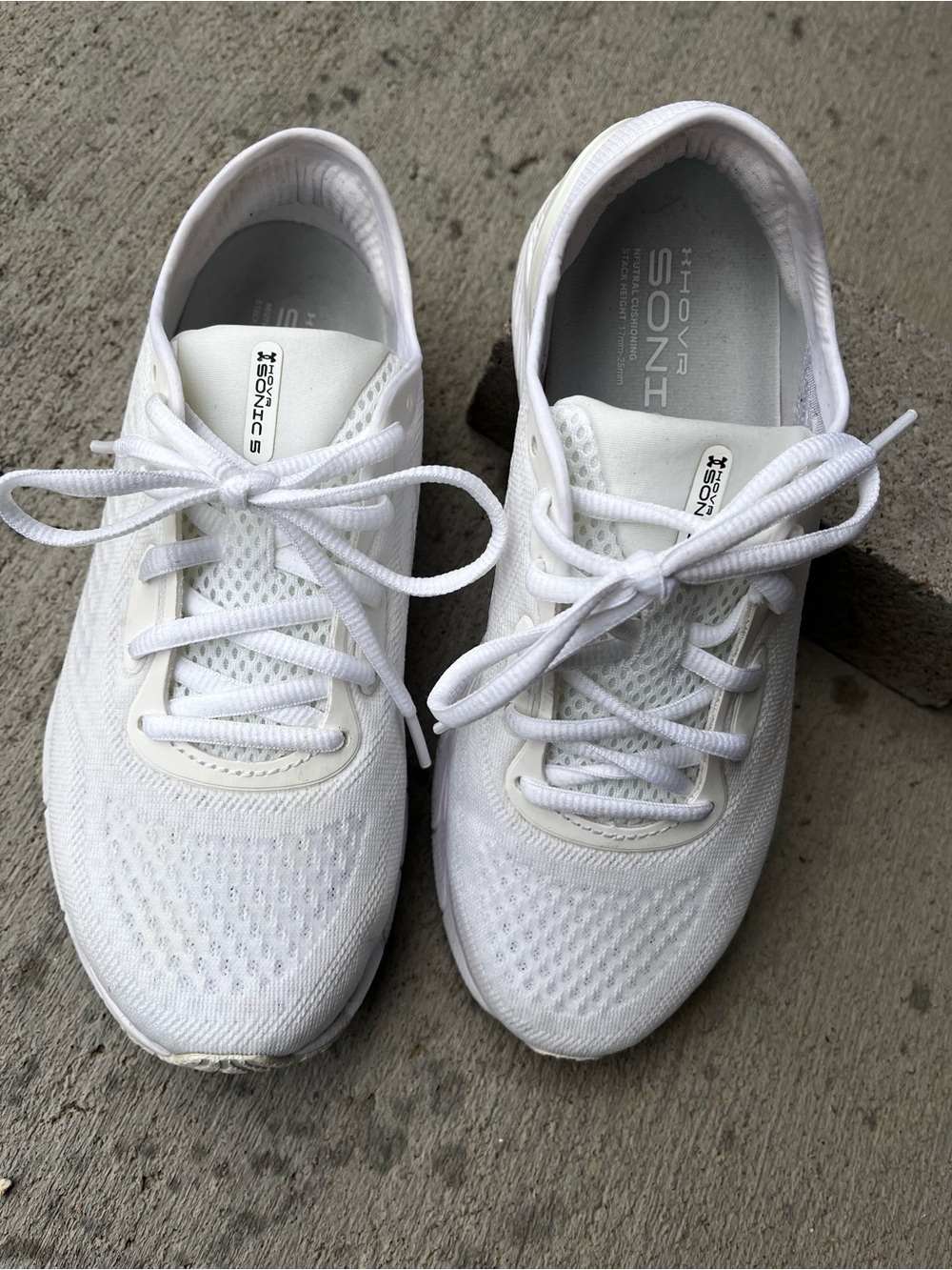 Under Armour Women’s White Mesh Athletic Sneakers